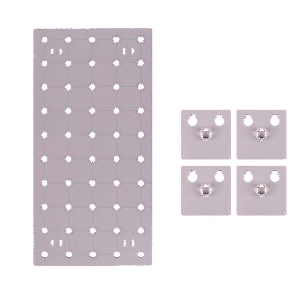 Wall Control Pegboard Rack Horizontal Pegboard -  Easy To Install Peg Boards Grey M