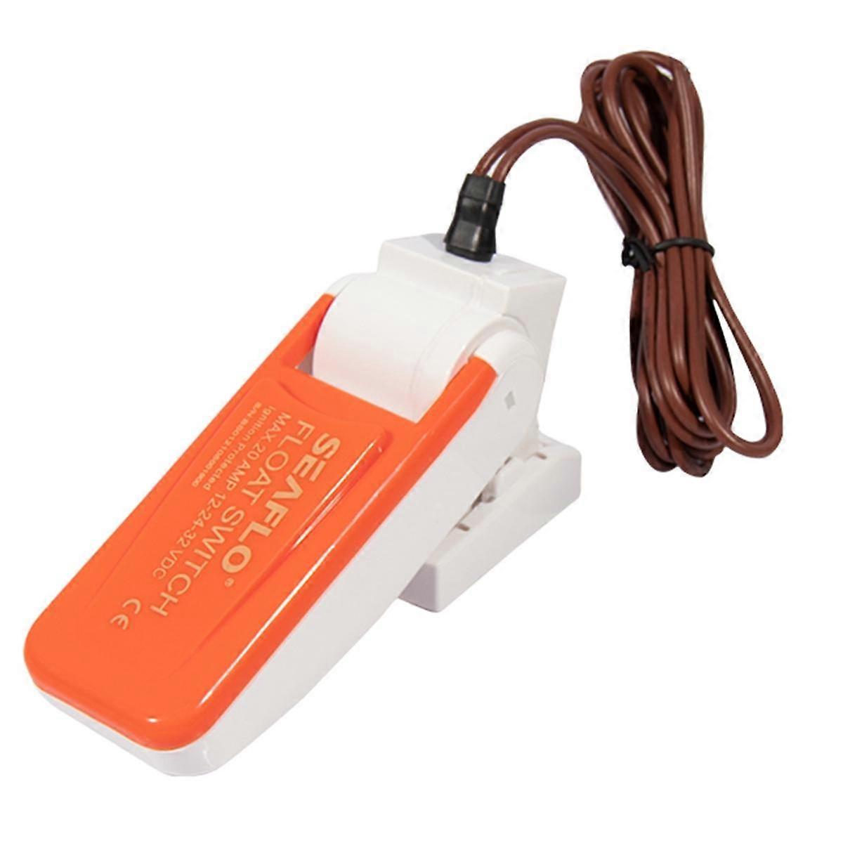 Float Switch Vannstrøm Automatisk avstengningskontrollsensor for nedsenkbar pumpe Liten sump marine lensepumpe
