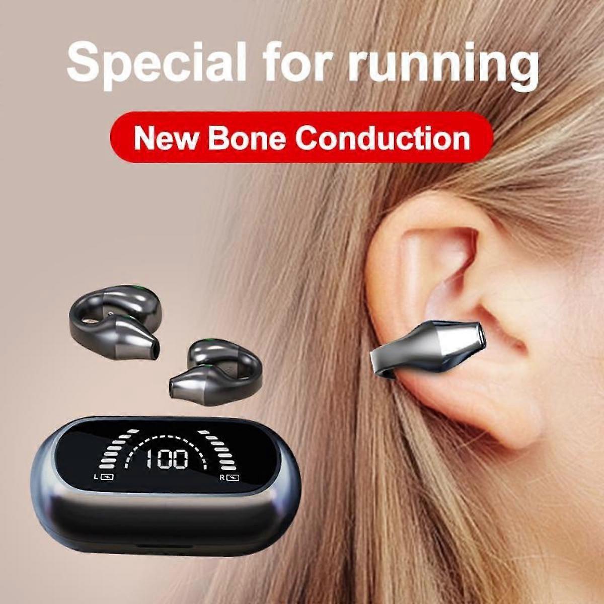 Bluetooth Headphones Earphone Clip Hook Bone Conduction Earphone