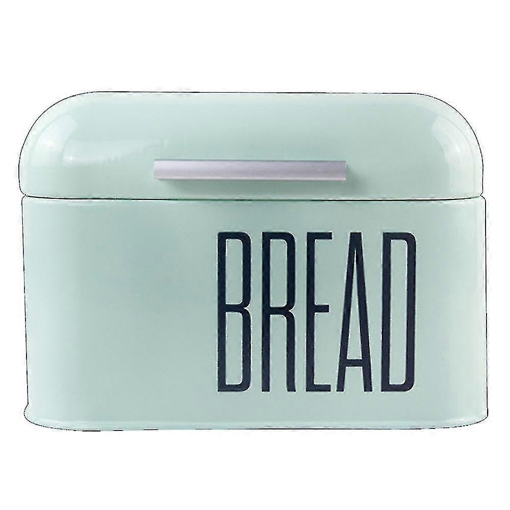 Countertop Metal Bread Box Bread Bin Storage Container(green)