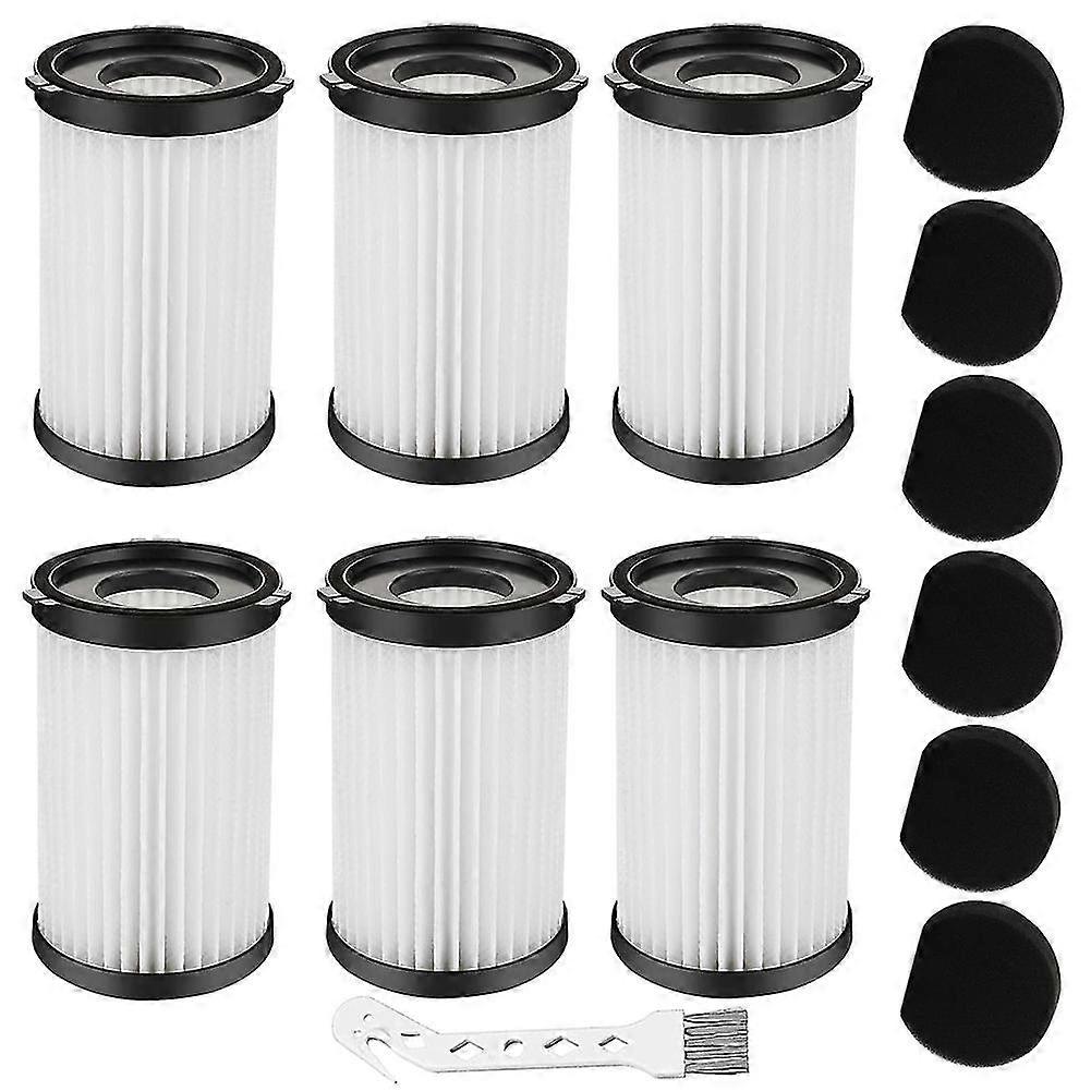 6pcs Vacuum Cleaner Filter For Moosoo E600 V600 D600/d601 Hepa Filter