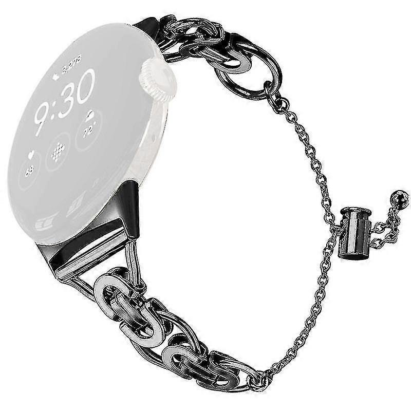 For Google Pixel Watch Bead Chain Smartwatch Strap Replacement Stainless Strap Bracelet Strap