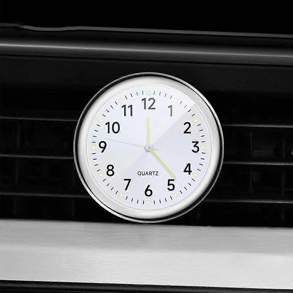 Auto Car Dashboard Clock with Mini Watch Quartz Electronic Timepiece for Motorcycle and Bicycle, Waterproof In-Car Accessory