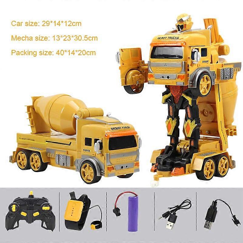 Gesture Sensing Induction Voice Control Remote Control Car Watch Engineering Excavator
