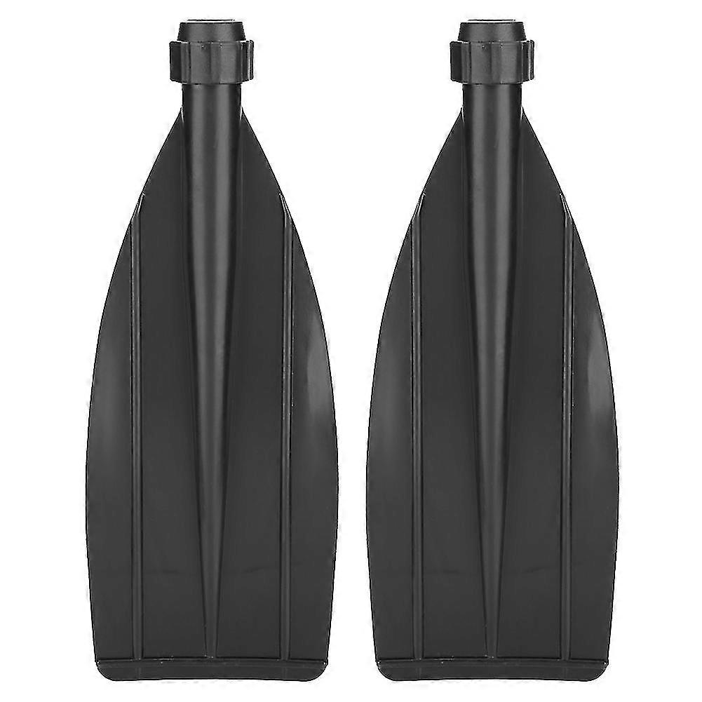 1 Pair Durable Kayak Canoe Paddle Blade Leaf Oar Replacement Accessories Black