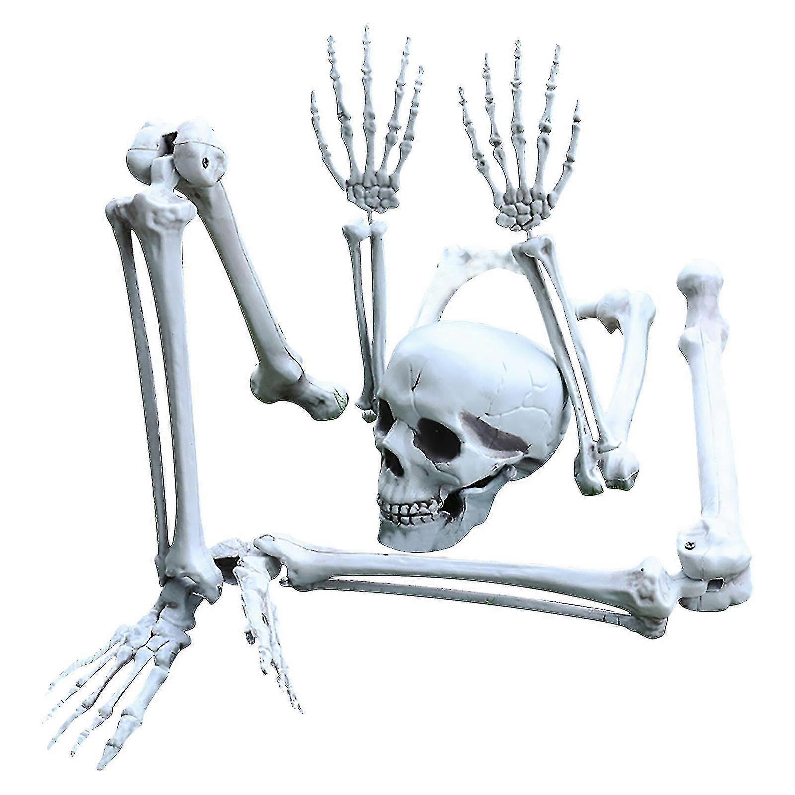 Halloween Decoration Skull Skeleton Horror Tombstone Halloween Home Garden Decor Graveyard Haloween Trick Props Frighten Kids