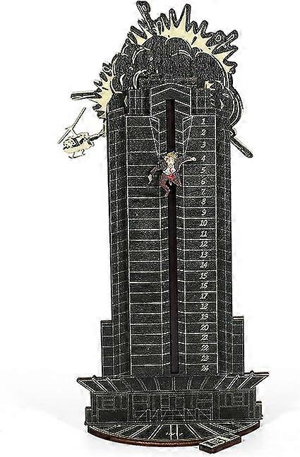 Christmas Die Hard Advent Calendar,Christmas Countdown Calendars,Christmas Hans Gruber Interactive Advent Calendar for Tabletop Decorations,Party Favo