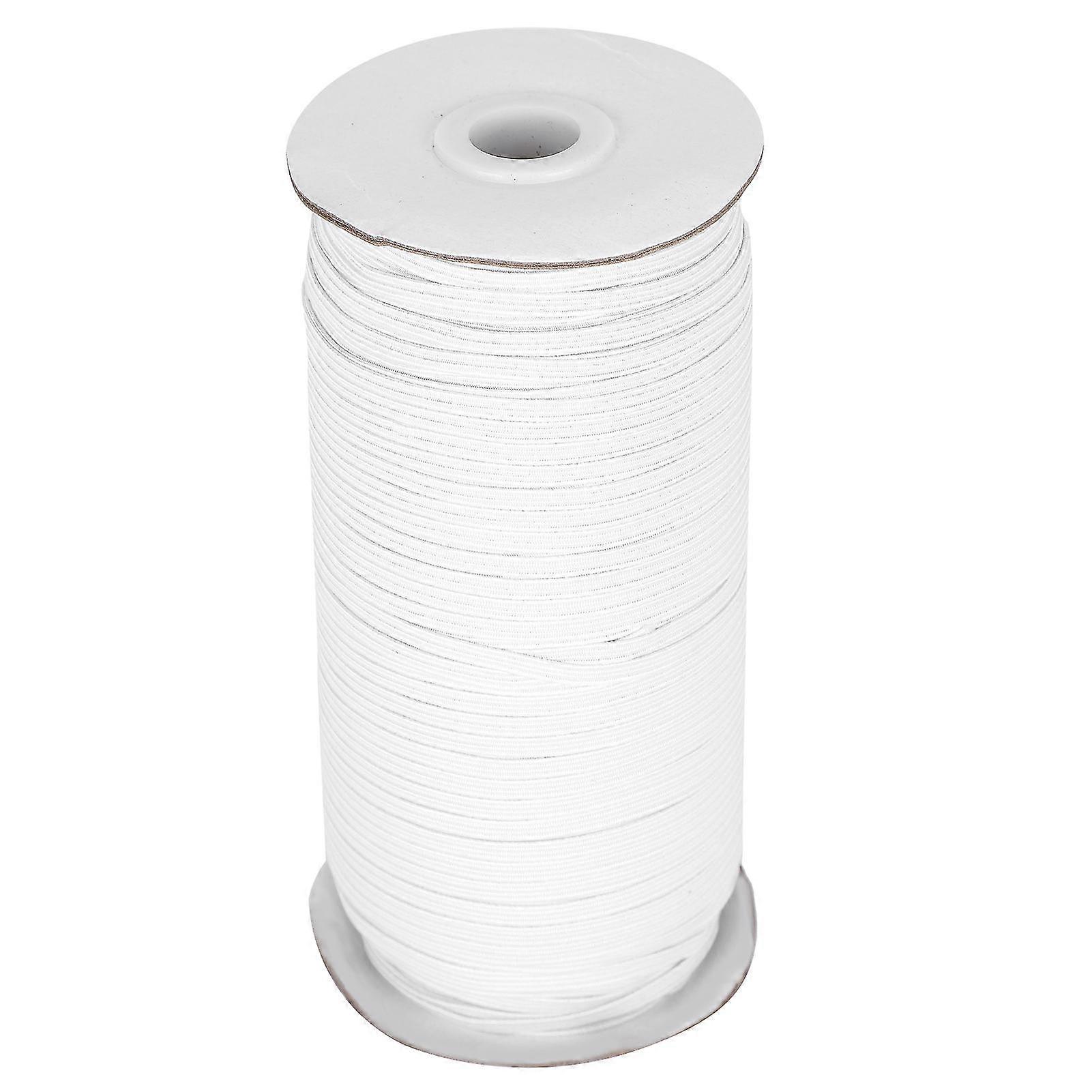 180M High Elasticity White DIY Elastic Band Strap Rope for Clothing Sewing Embroidery Supplies