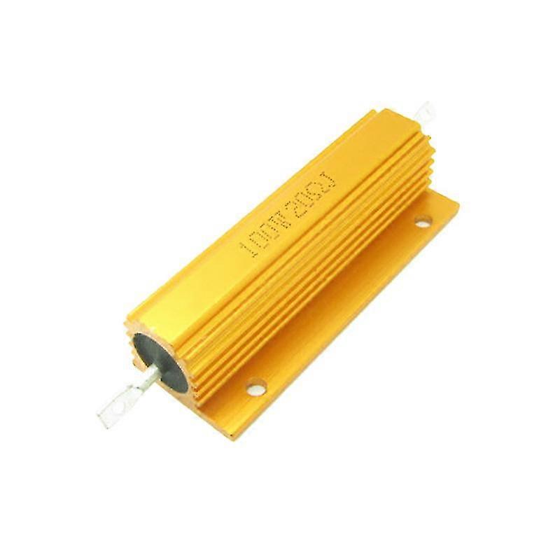 High Power 20 Ohm 20r 100w Watt Aluminum Shell Case Wirewound Resistor