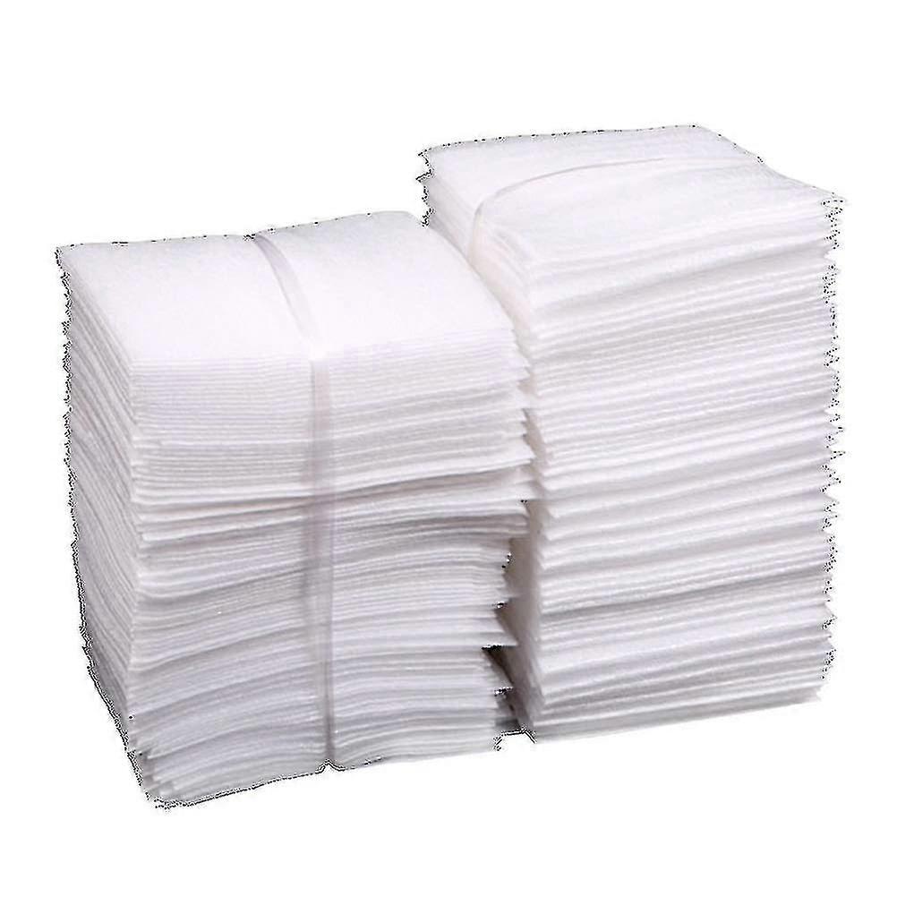 100 stk skumposer Demping Wrap poser for å beskytte retter Glass vinflasker