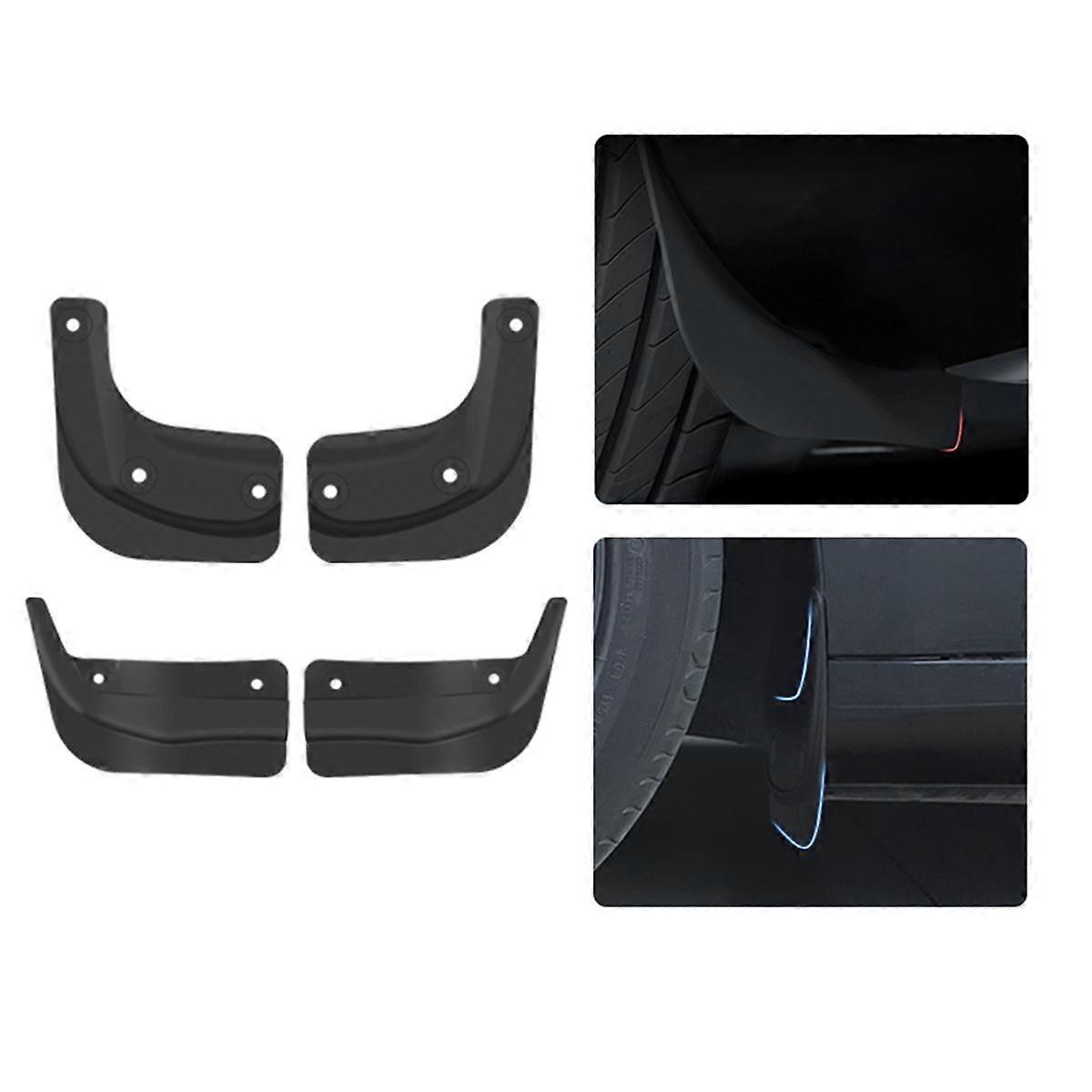Mudguards for 3+ Front Rear Wheel Splash Guards Official Mud Guard for Model3 Car 2024