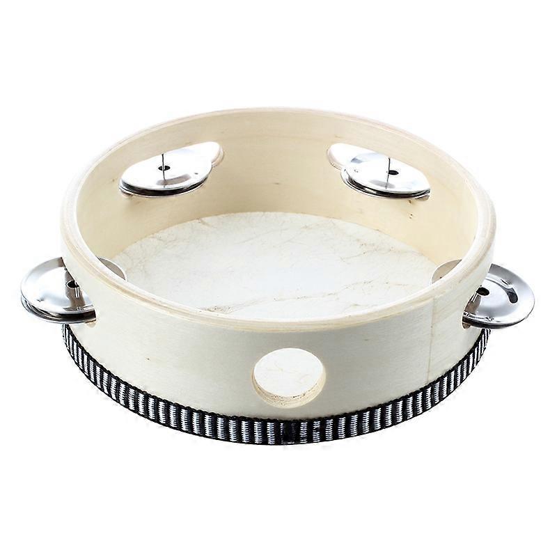 6" Tambourine Tamborine Drum Round Percussion Gift for KTV Party