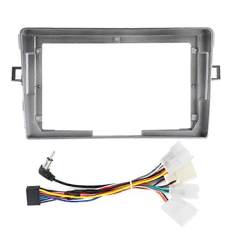 Car Radio Dashboard Panel Frame with Power Cord CANBUS for Toyota Verso 2009-2018