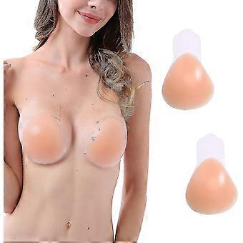 Strapless Adhesive Bra Nipple Cover Reusable Push Up Bra Invisible Silicone Bra Backless Push Up Bra Self Adhesive Nipple Cover Waterproof For Women-Z