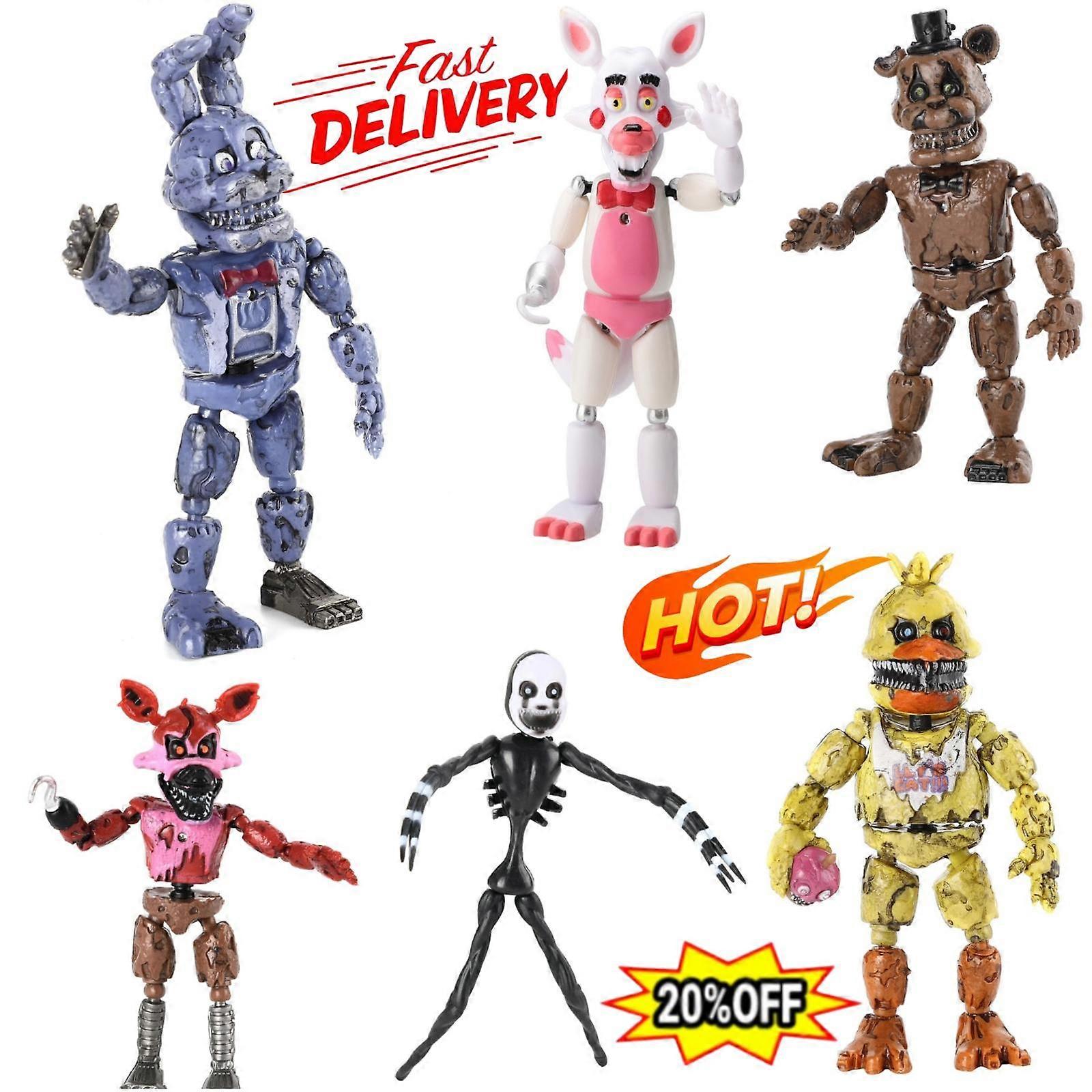 Huntermoon Fox Robot -Five Nights at Freddy's Articulated Foxy Action Figure