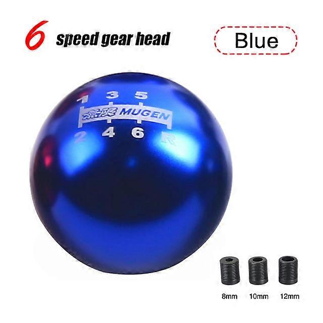 5 speed 6 Speed  Neo Chrome Manual Automatic Spherical Round 50MM Gear Shift Knob For Honda/TOYOTA/MAZDA GSK04