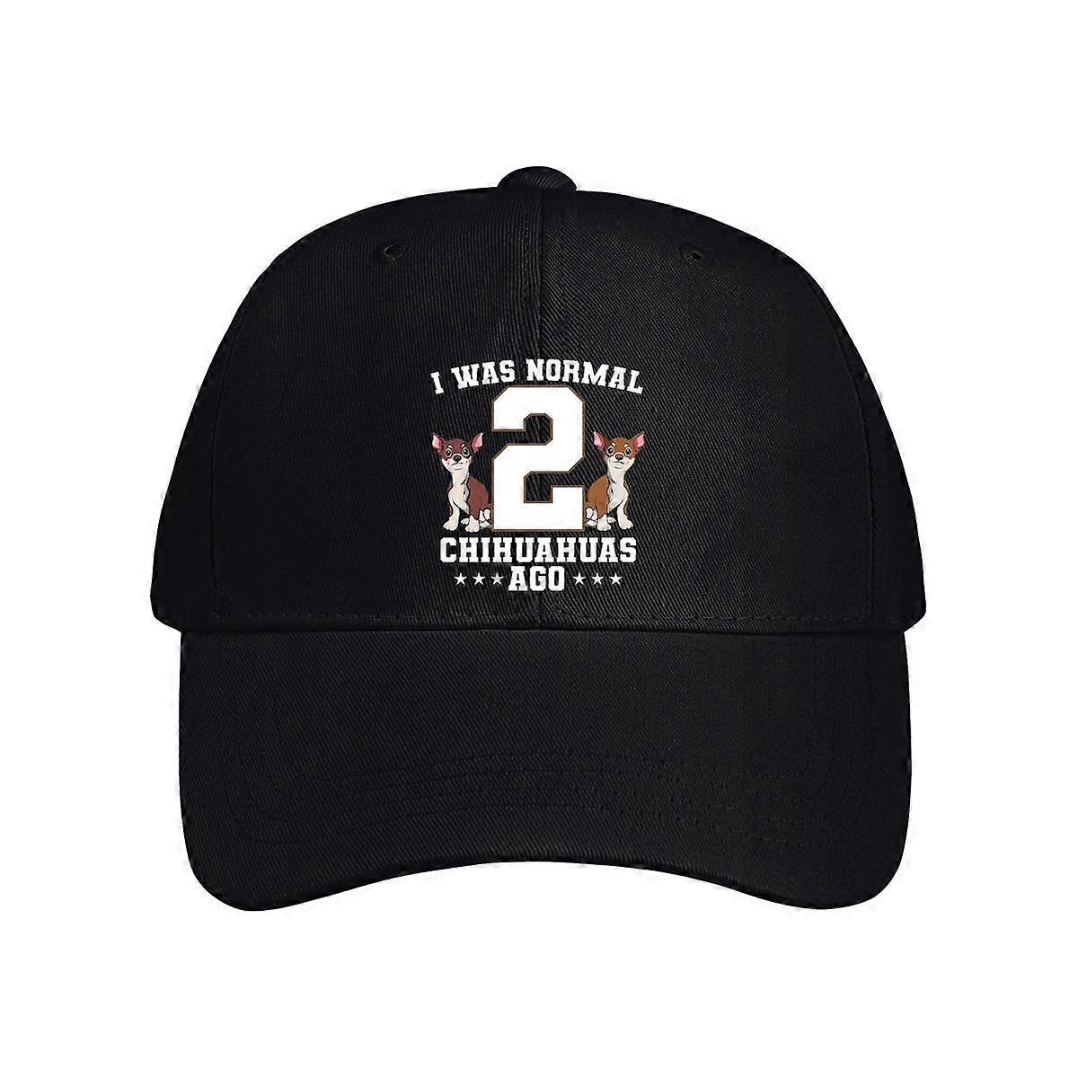 I Was Normal 2 Chihuahuas Ago Baseball Cap