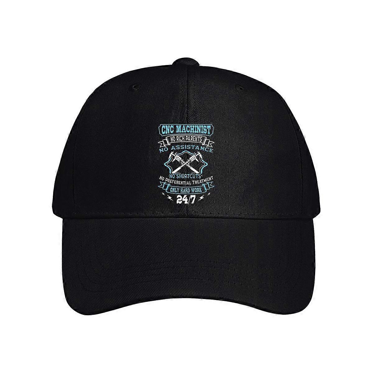 Cnc Machinist Only Hard Work 24 7 Baseball Cap