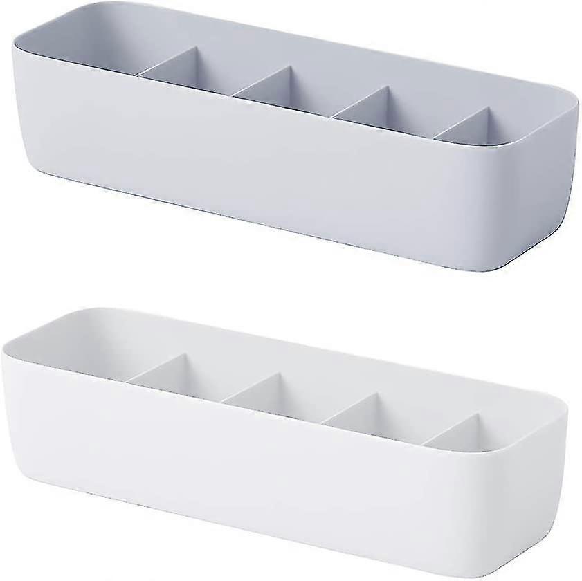 2 Pieces Underwear Drawer Organizer, Plastic Underwear Organizer, Pp Plastic Stackable