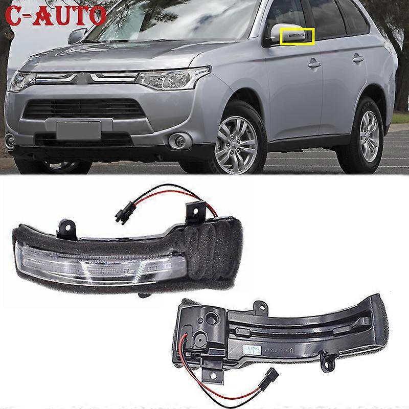 Car LED Outer Rearview Mirror Turn Singal Blinker Lamp Side Mirror Light Light For Mitsubishi Outlander 2013-2019 Indicator Lamp