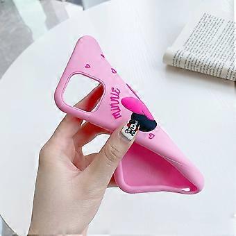 Custodia A Libro Con Glitter Per IPhone 12/12 Pro – Pelle PU Rosa Con Porta Carte E Supporto