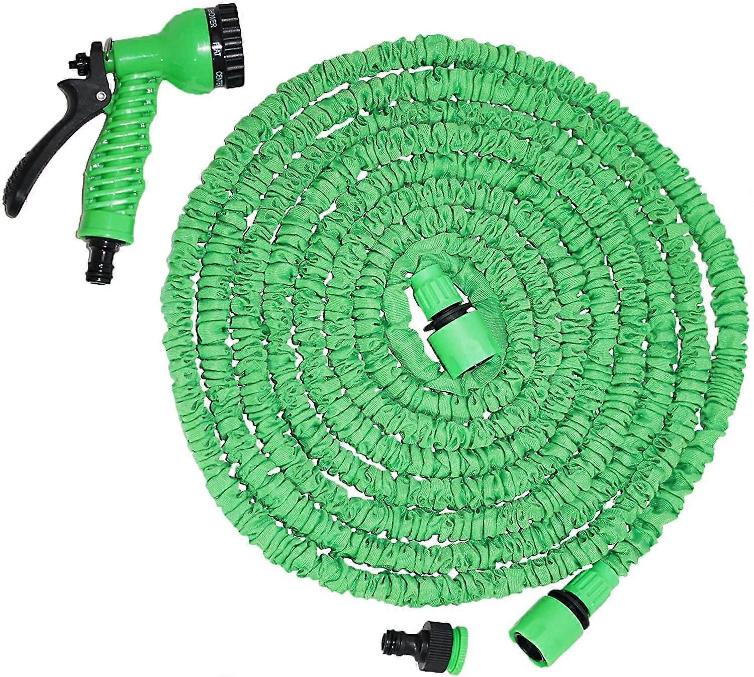 Garden Expandable Garden Hose, Collapsible Hose with Hook, 7 Functions, Expandable Garden Hose with 7 Jets 22.5m.