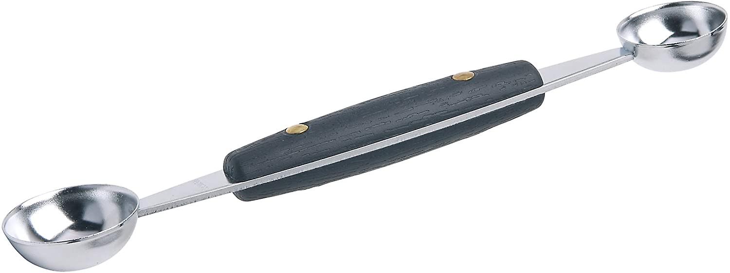 Double Melon Bowler/stainless Steel Spoon, 24mm/30mm