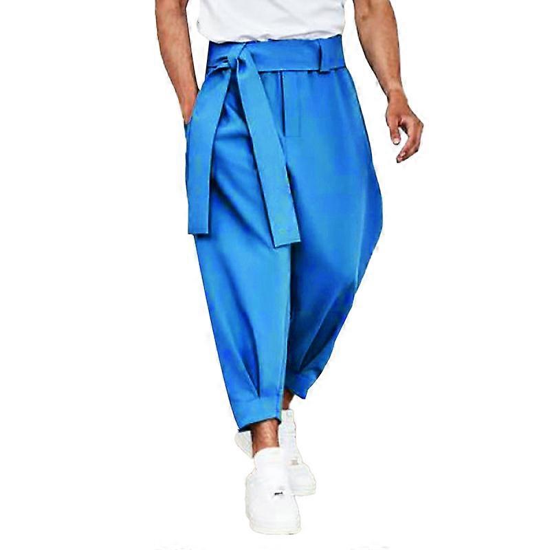 Mens Harem Pants Casual Loose Fit Baggy Pants