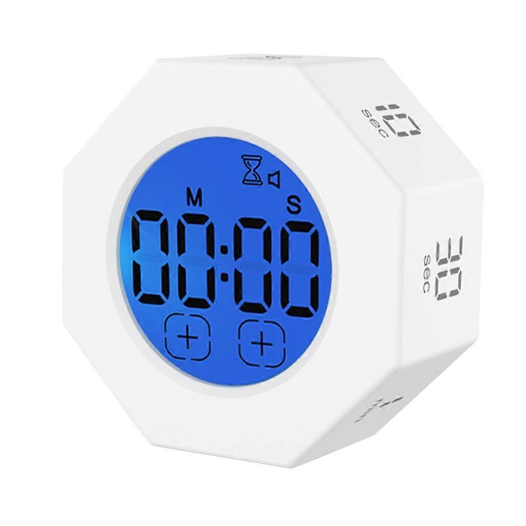 Kitchen Timer-Magnet Stopwatch Chronometer LCD Screen Digital Study Alarm Clock