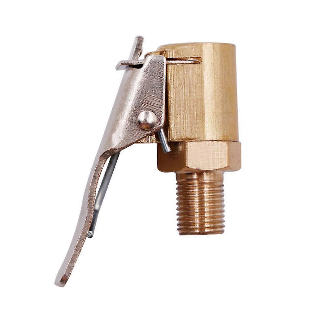 Tire Inflator Pressure Gauge Display Tyre Deflator Gage Straight Lock-on Chuck