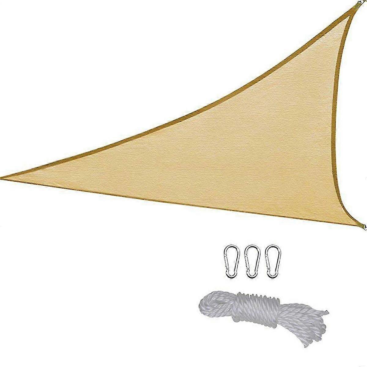 3x3x3 Meter Outdoor Window Shade Sail Breathable Triangular Extra Large Shade Sail