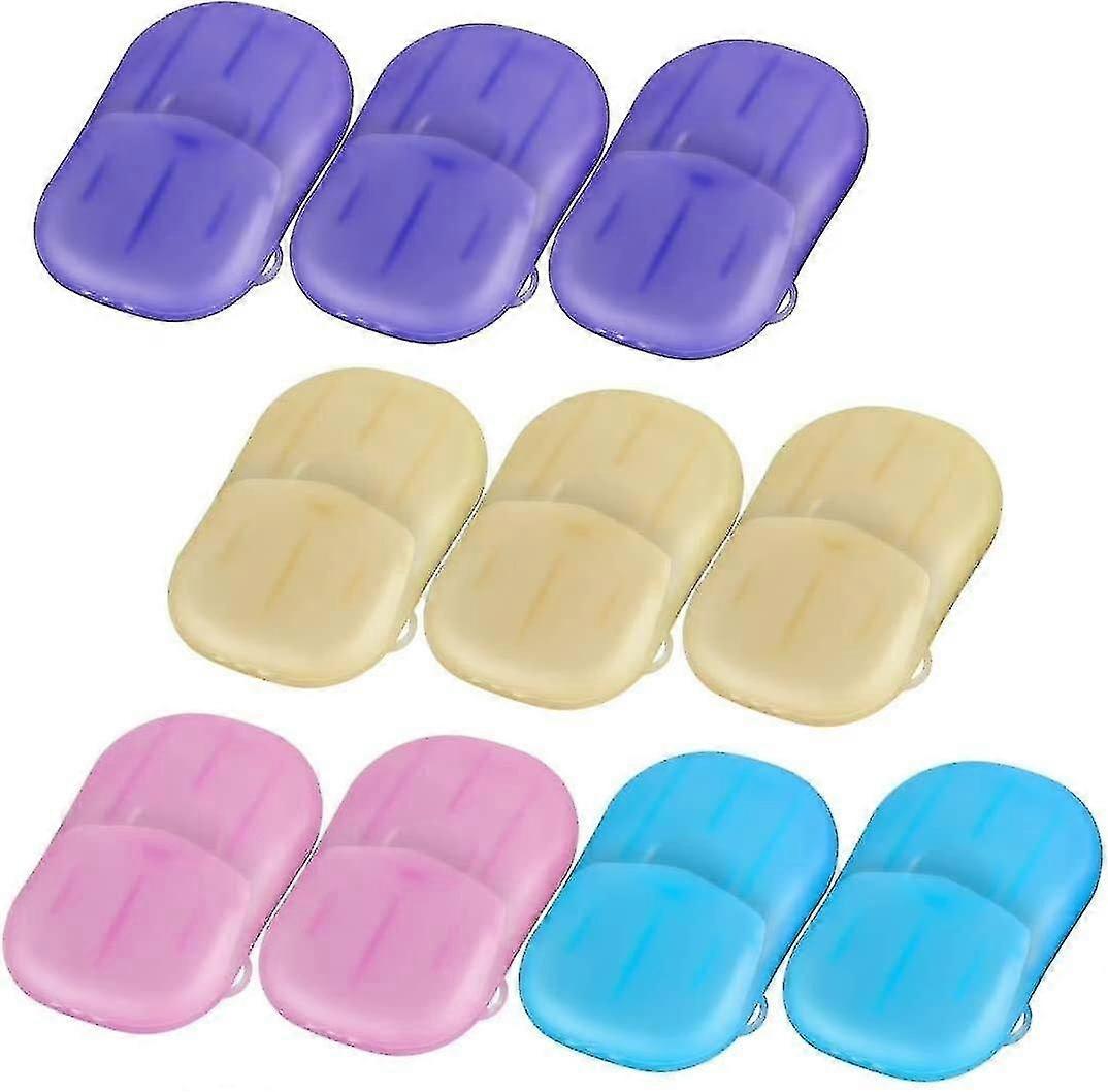 10x Boxes (200 Sheets Total) of Soap Sheets, Travel Portable Disposable Soap