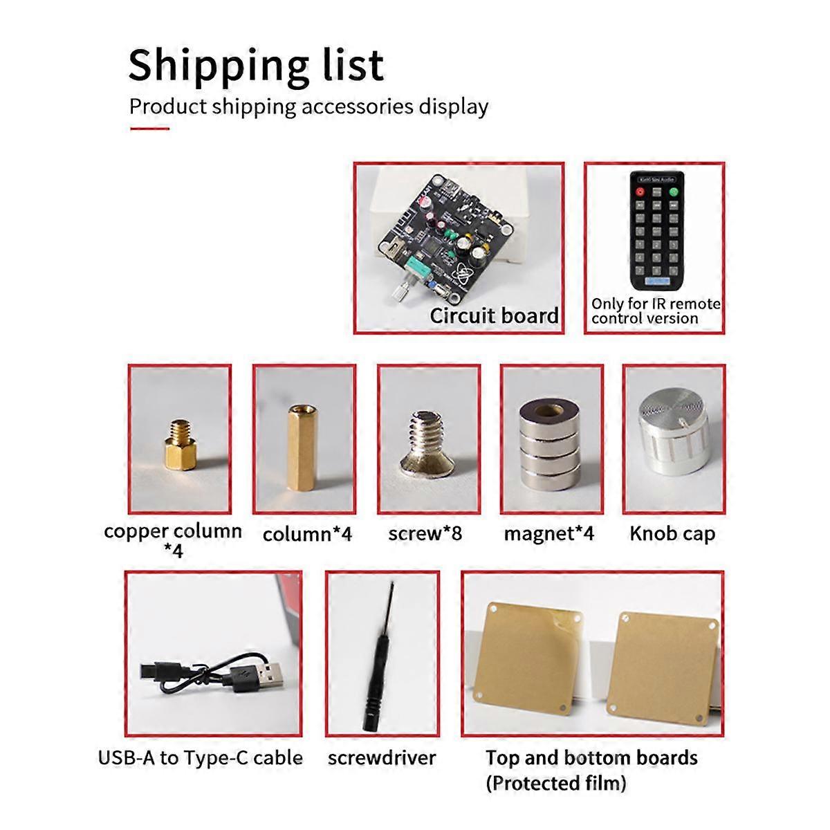 La01 Non-Destructive Hifi5.1 Bluetooth USB Flash Drive Decoding Board Player Audio Receiver Audio Amplifier Board 1Set