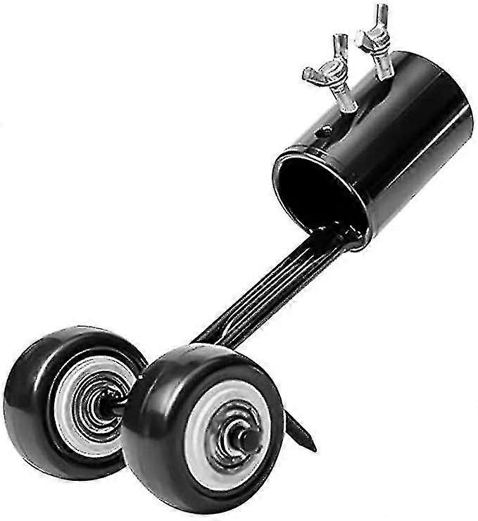 Weeding Tool With Wheels, Crevice Weeder, Straight Head Manual Weeding Tool
