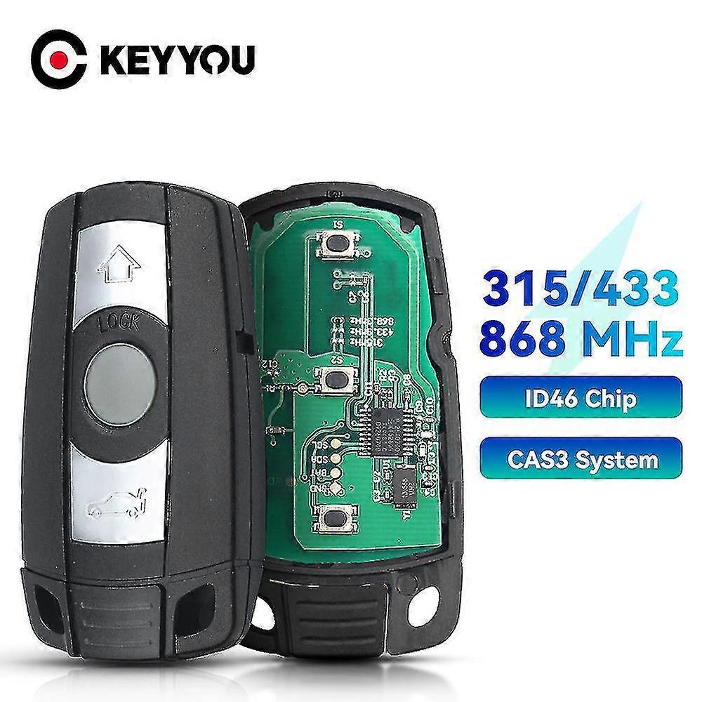 Replacement 868mhz 3 Buttons Control Car Smart Remote Control Key Kr55wk49123 For Bmw E60 E61 E70 E71 E72 E81 E82 E87 E88