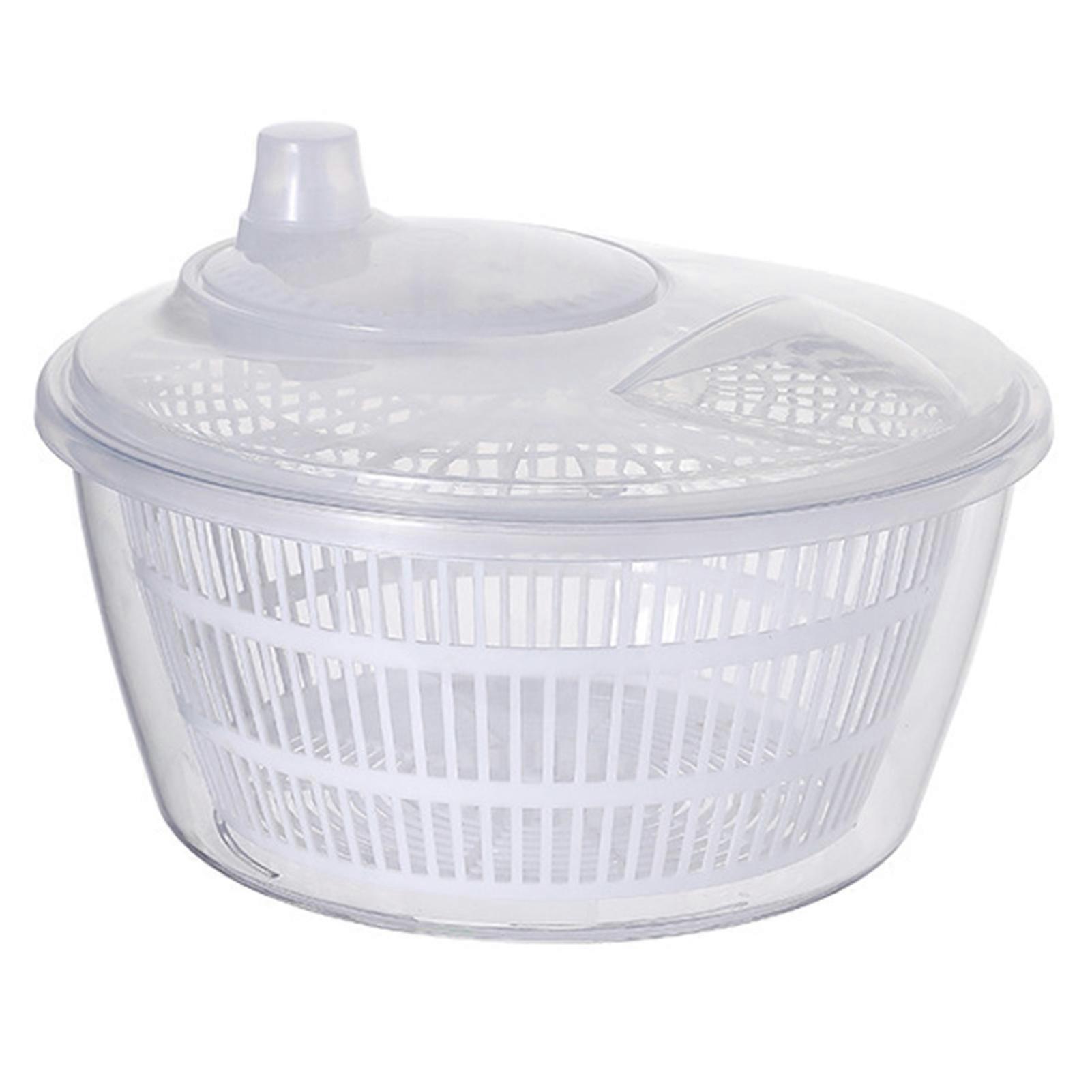 Drain Basket Salad Spinner Quick Draining Larger Capacity Multi-use Vegetable Dryer Fruit Washer for Home Jikaixiang