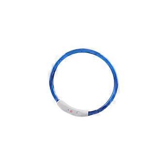 Adjustable USB Charging Pet Dog Collar Rechargeable LED Tube Flashing Night Dog Collars Glowing Luminous Safety Pets Collar
