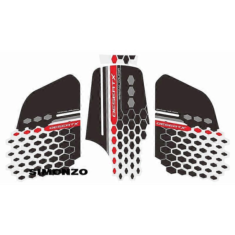 Se adapta a la almohadilla del tanque de combustible Desert X Stickers para Ducati Accesorios Desert X Protector de calcomanías para rayas Almohadilla de tanque de motocicleta 2022-2023 Boris