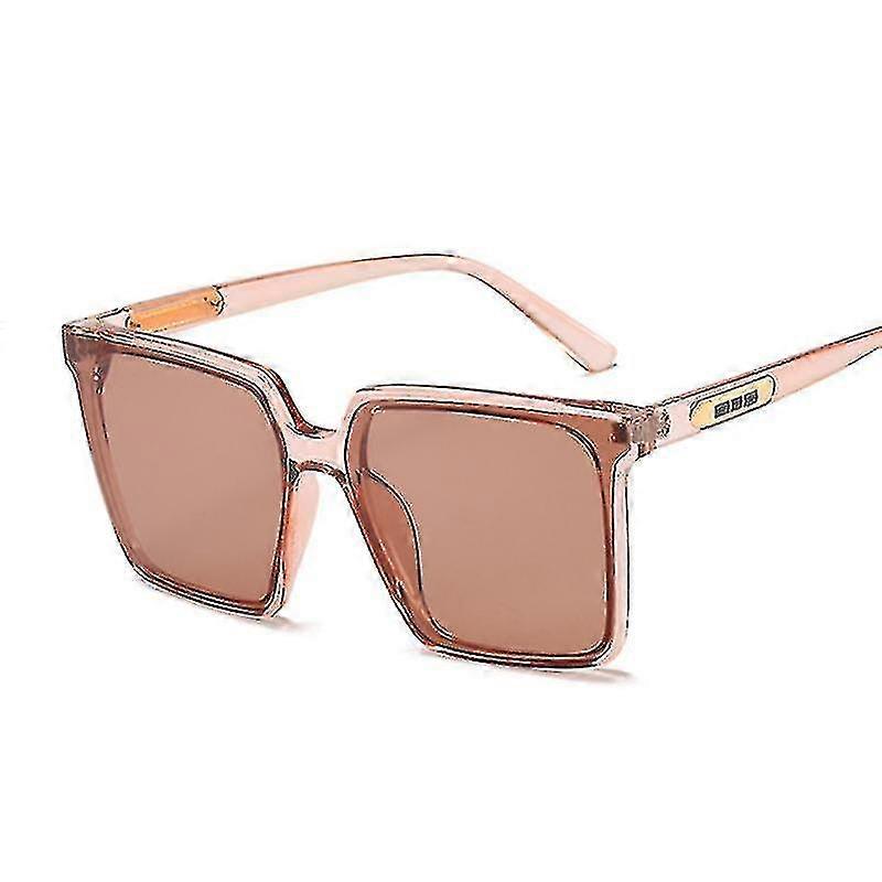 Oversized S Kvinder Solbriller Fash Square Briller