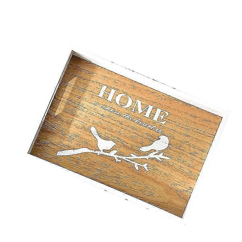 Bandeja de comida navideña Plato de frutas Juego de té recto Tray-b