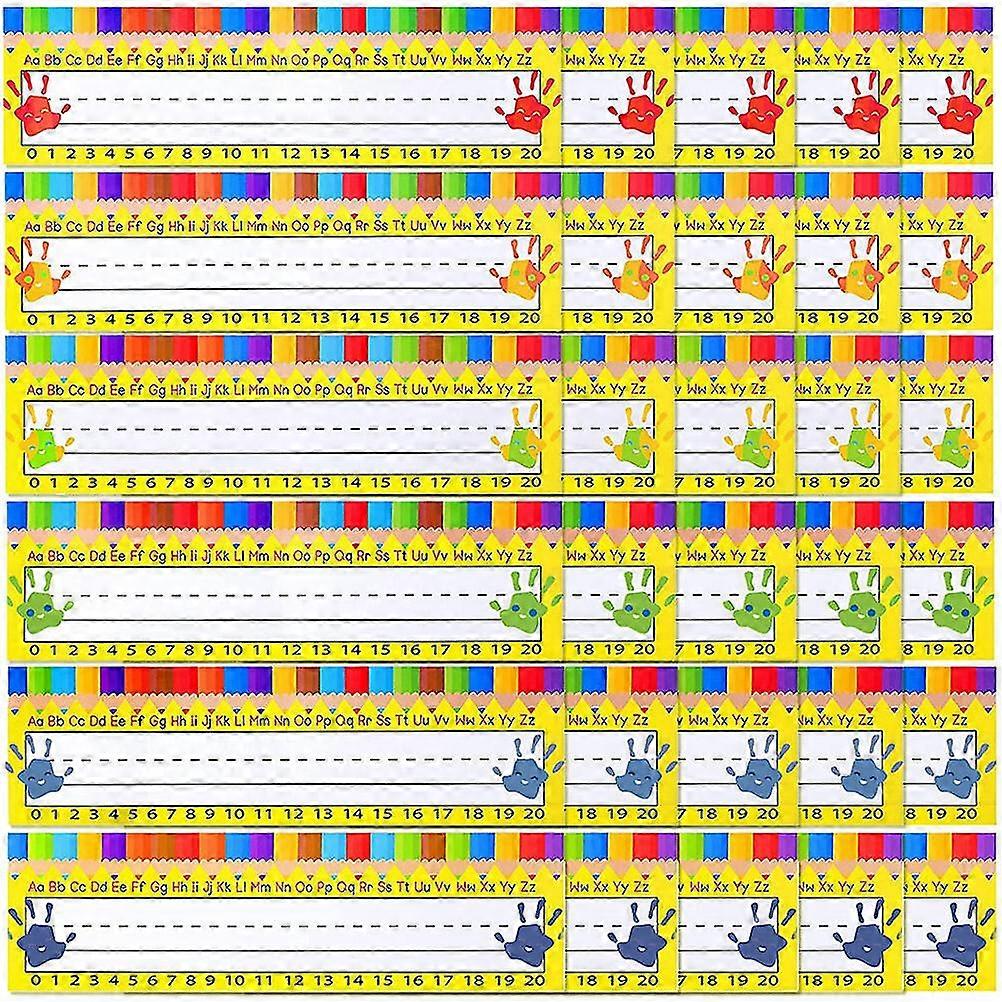 1 Set Of Desk Nameplates Desk Name Tags Classroom Desk Name Sticker Classroom Decals