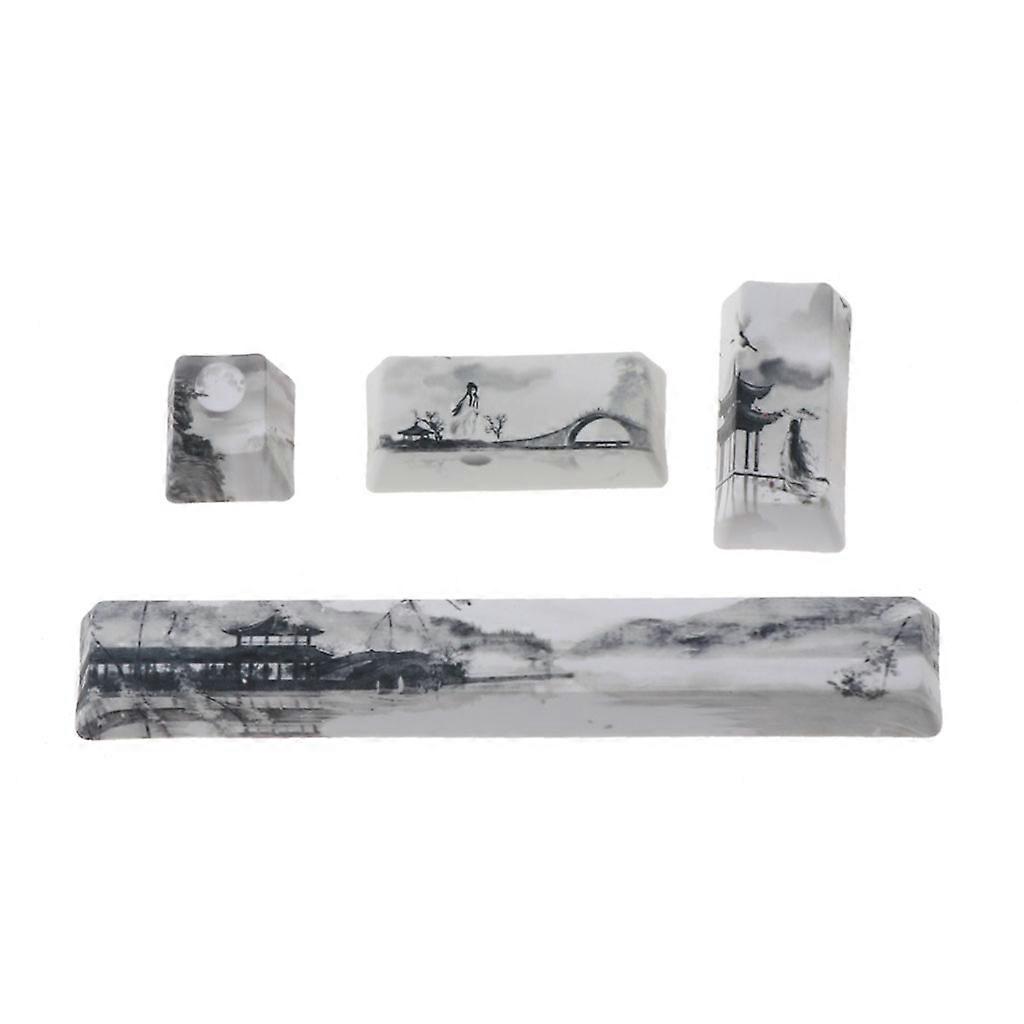 PBT Five Sides Dye-Subbed Spacebar Keycaps Replace for Creative Spacebar Keycap