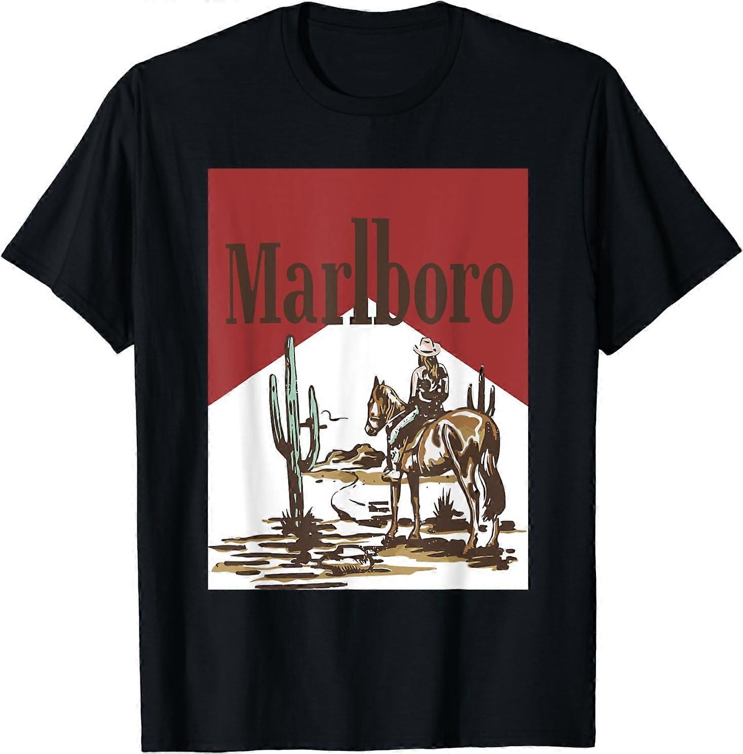 خمر مارلبورو رعاة البقر الغرب المتوحش رعاة البقر روديو موسيقى الريف تي شيرتويف66