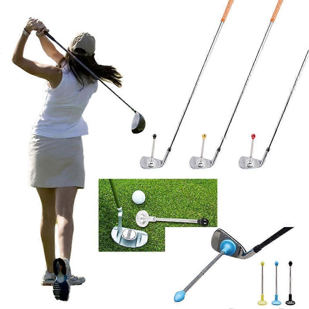 Portable Golf Alignment Training Aid Clubs Chipping Direction Indicator Sticks
