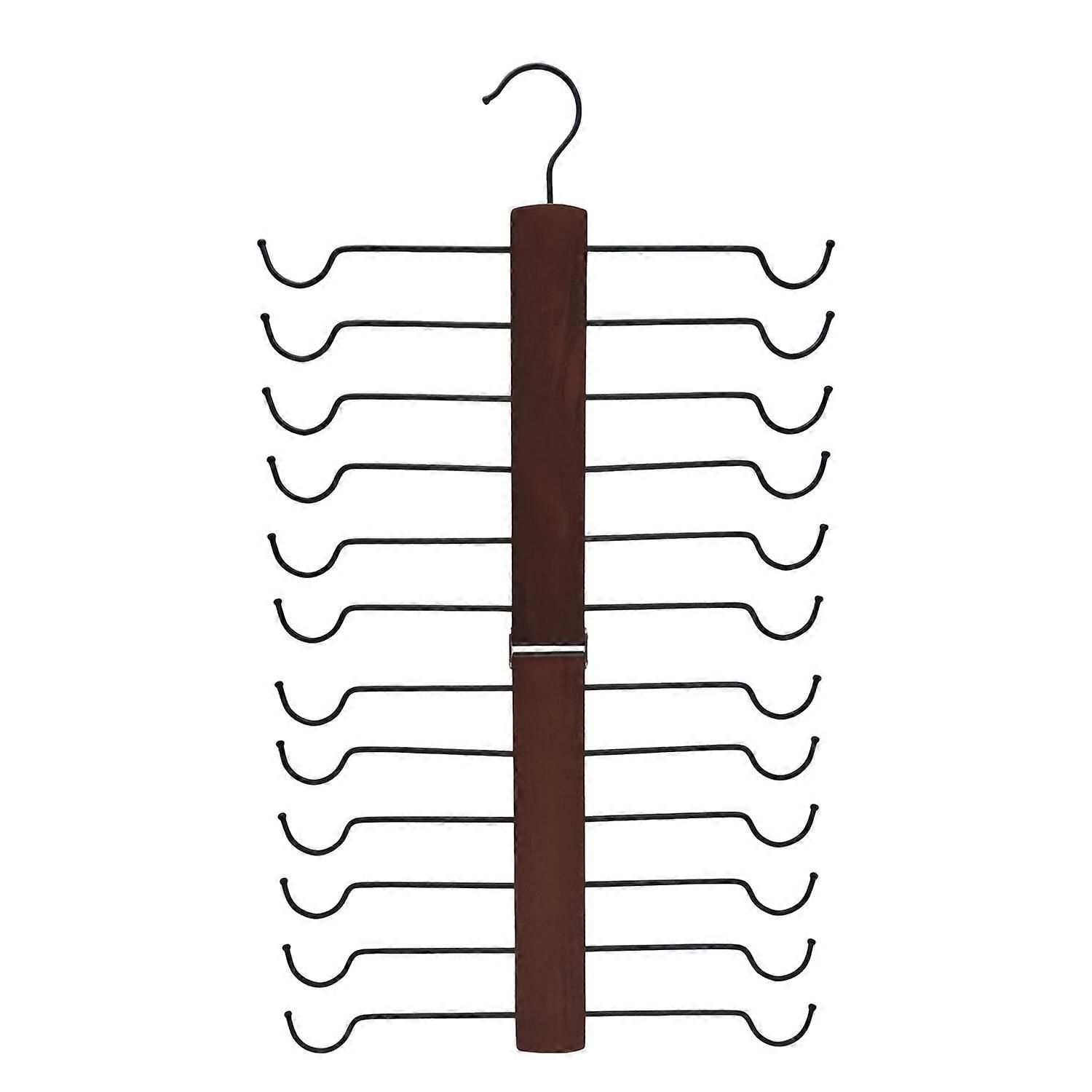 Multi-layer Clothes Hanger Organizer Rack Solid Construction Foldable Design Pants Hanger Space