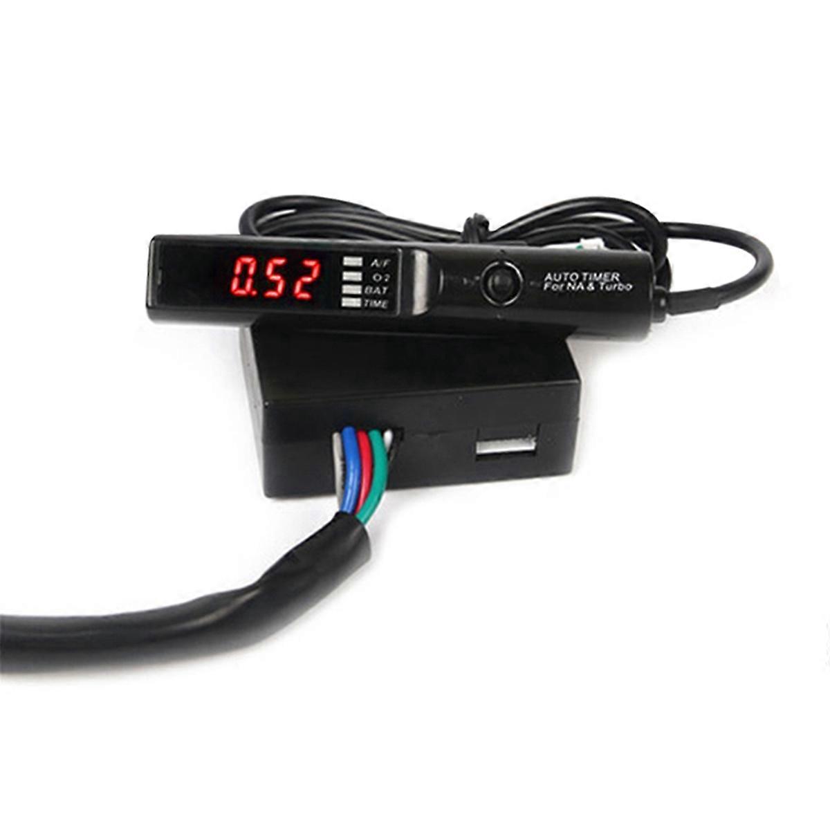 Universal 12V Turbo Timer for Universal Car Auto LED Digital Display for Turbo & NA Turbocharged Engine Protector Red