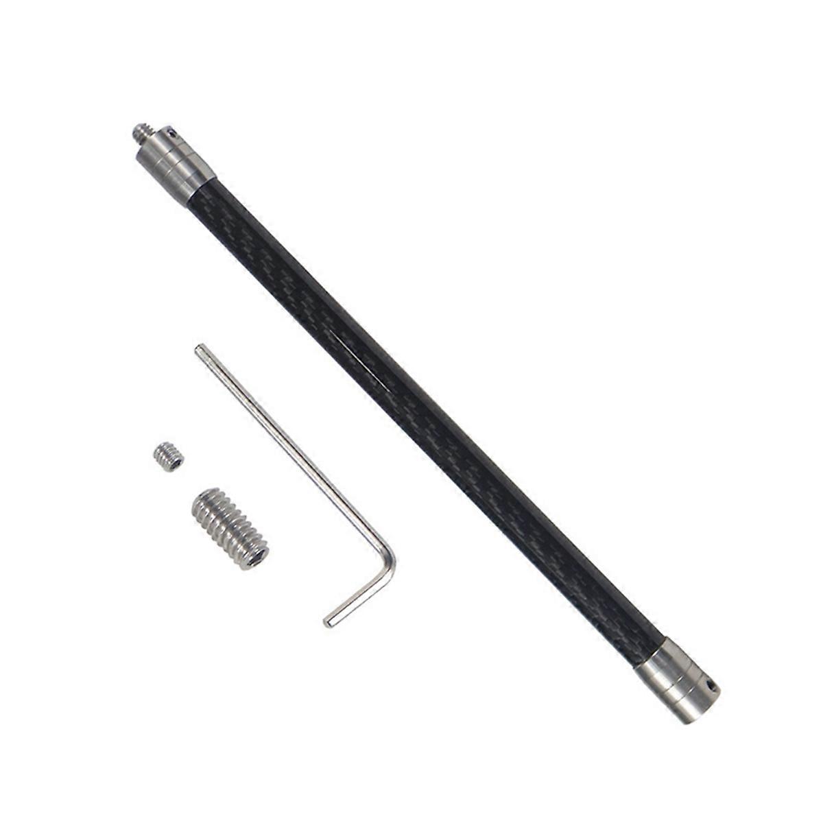 Camera Extension Pole 1/4 Carbon Fiber Camera Extenders Camera Mount Stand for Action Camera 221mm
