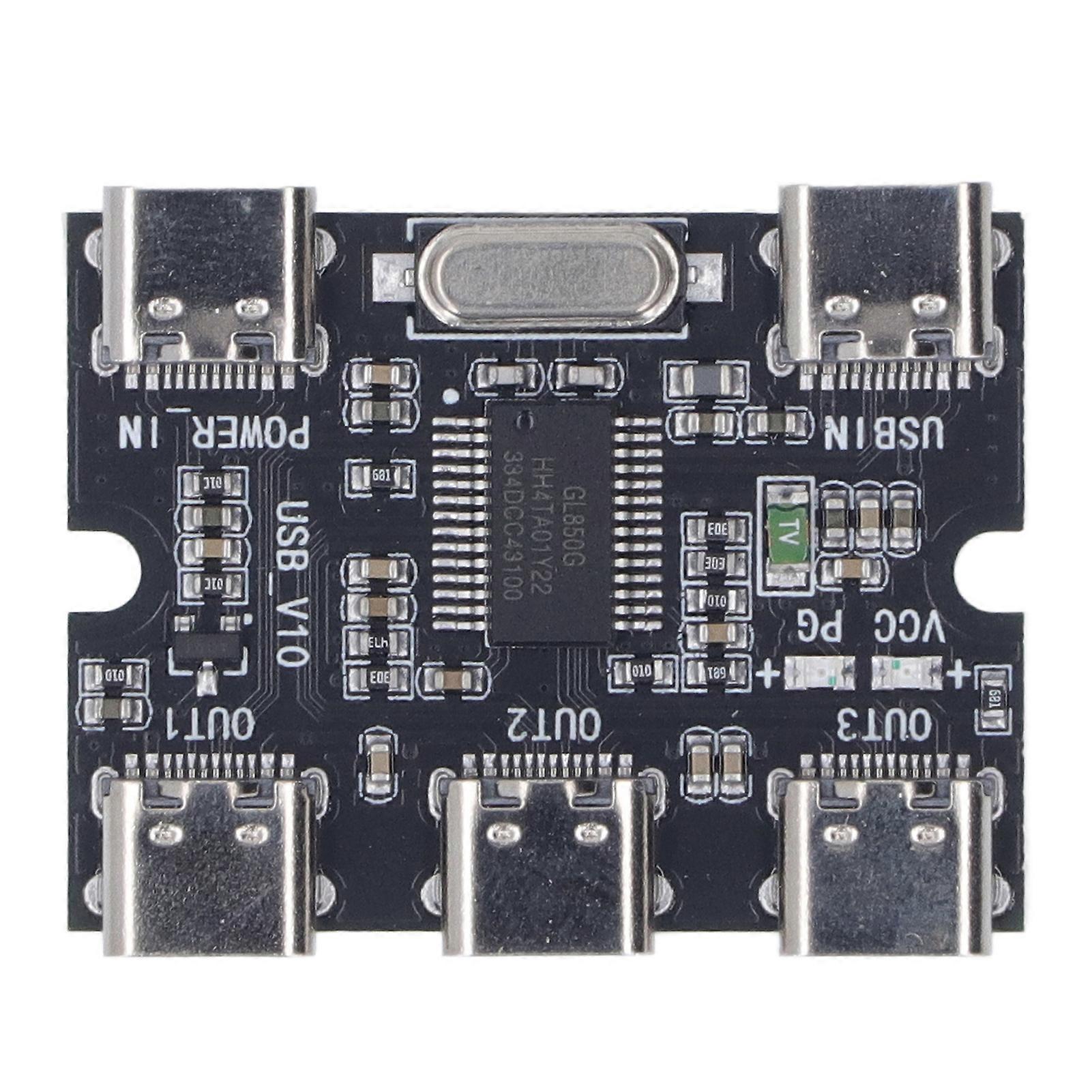 Hub Expansion Module 5V 1 in 3 Out Type C Interface USB 2.0 HUB Expansion Module for Accessory