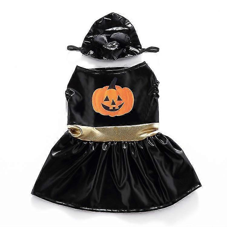 Új Halloween Kisállat kellékek Kutyaruhák Varázsló szoknya Kisállat Kutya jelmez Denevér szoknya Denevér szoknya