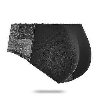 Women Padded Push Up Panties Butt Lifter Shaper Fake Ass L Low-waist 188black